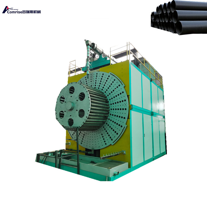 HDPE Hollow Wall Winding Pipe Machine은 어떻게 작동합니까?