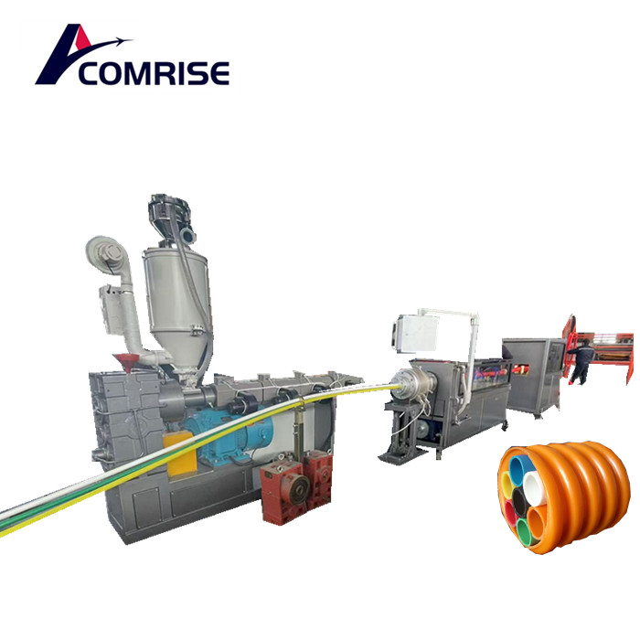 HDPE PE COD 케이블 다공성 파이프 제조 기계